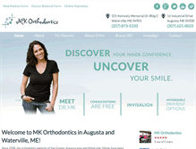 Tablet Screenshot of mkorthodontics.com